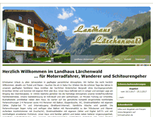 Tablet Screenshot of landhauslaerchenwald.at